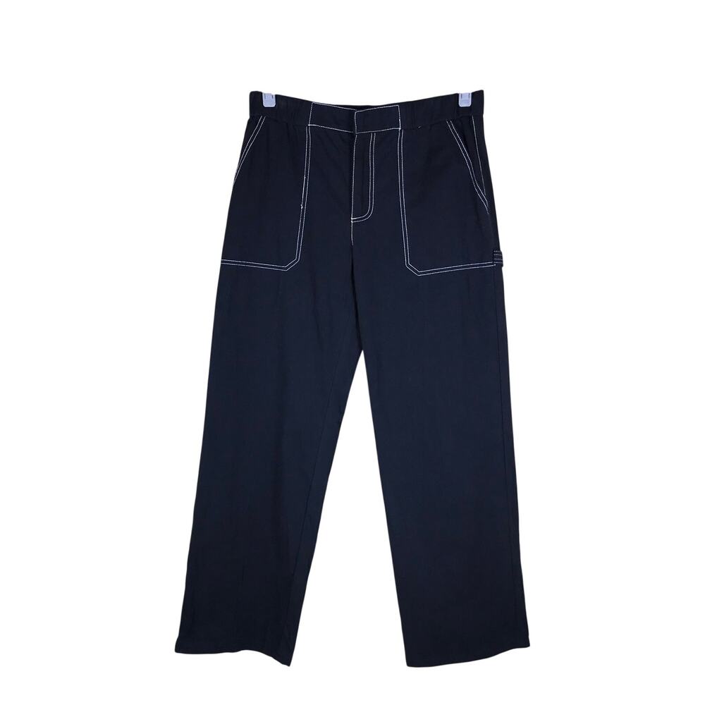 NWT Lioness Miami Vice Cargo Pants Women’s Large AU12 Onyx Black Wide Leg